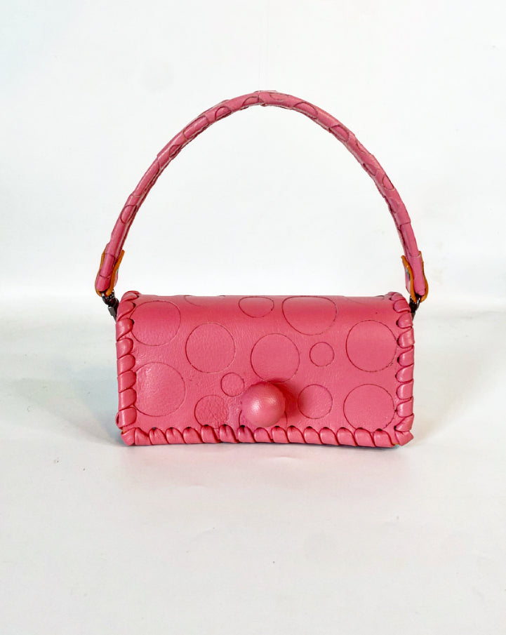 Leather Micro Mini XL (CORAL)