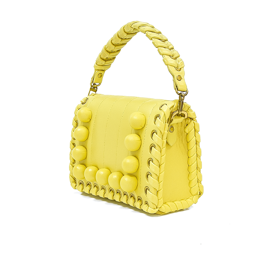 Quilted Bowl of Beauty w/flap (Pastel Yellow)