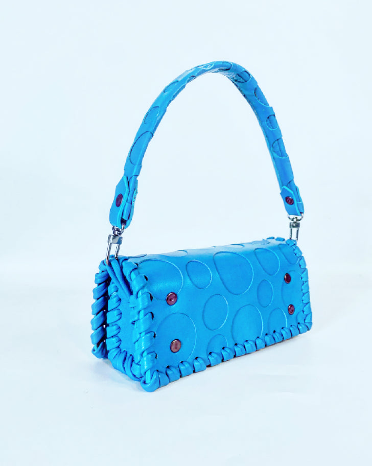 Leather Micro Mini XL (Turquoise)