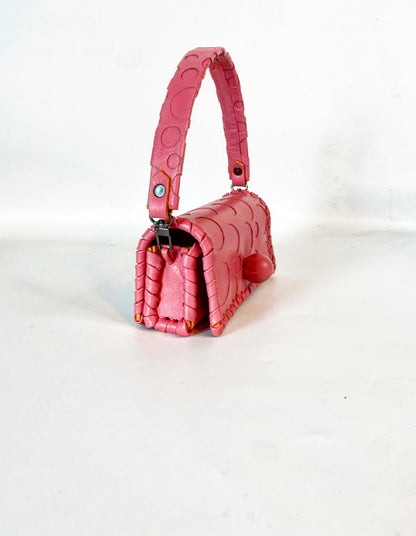 Leather Micro Mini XL (CORAL)